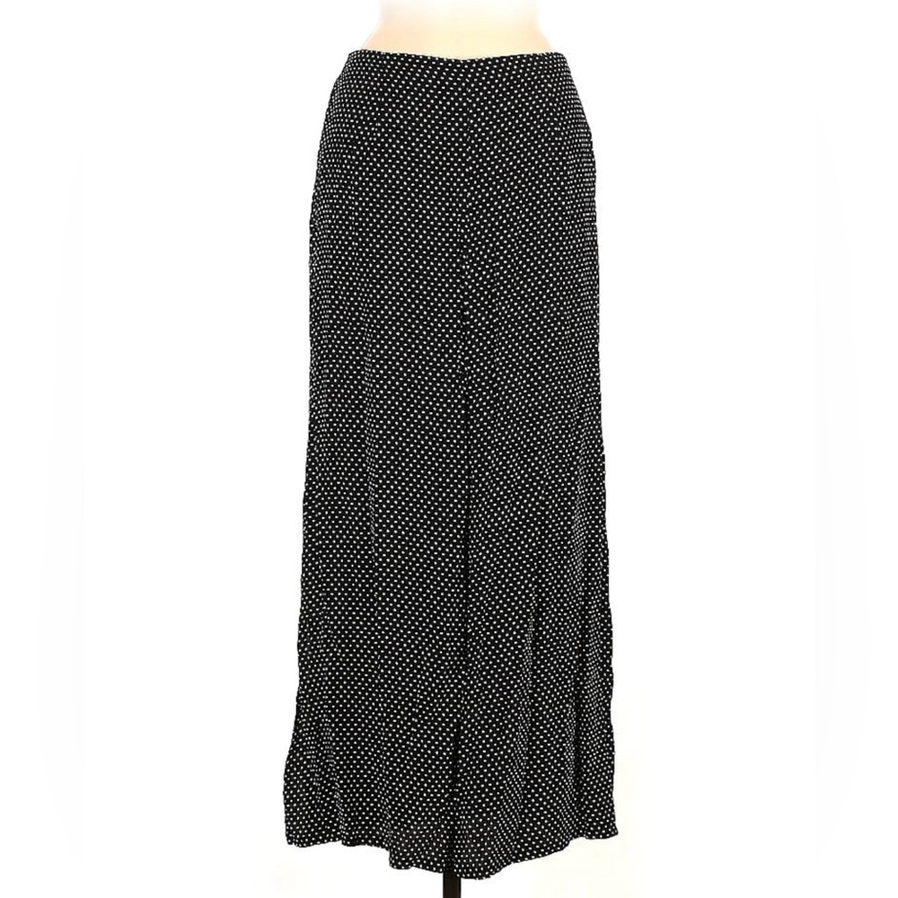 Maeve Skirt Black White Polka Dots